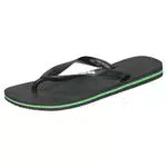Havaianas Unisex Brasil Logo Zehentrenner, Schwarz