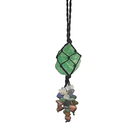 Healing Kristall Auto Charm für Rückspiegel und Heimdekoration mit 7 Chakren