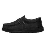 Dude Jungen Wally Basic Mokassin - Schwarz