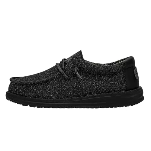 Dude Jungen Wally Basic Mokassin - Schwarz