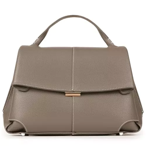 HICARRY Handtasche Damen Elegant Umhängetasche Designer Kunstleder Tote Bag