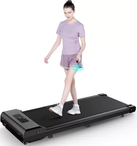 HomeFitnessCode Laufband für Zuhause - Walking Pad bis 10 km/h unter dem Schreibtisch