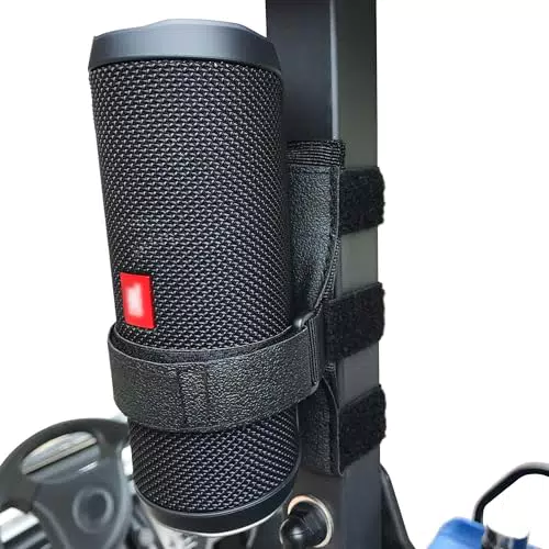 HomeMount Bluetooth Lautsprecherhalterung für Golfwagen – Verstellbarer Riemen