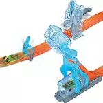 HOT WHEELS Track Builder - Giftiger Super-Sprung Trackset mit Rampe