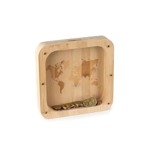 Industor® Spardose Holz - Geld Organizer für Kinder und Erwachsene