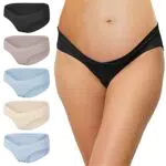 INNERSY Umstandsslips Damen Unterwäsche Schwangerschaft Baumwolle