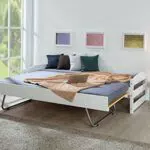 Inter Link 2 in 1 Bett – Sofabett mit 2 Liegeflächen – Massivholz, stabil