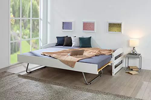Inter Link 2 in 1 Bett – Sofabett mit 2 Liegeflächen – Massivholz, stabil