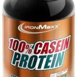 IronMaxx 100% Casein Proteinpulver - Wasserlösliches Eiweiß für langfristige Sättigung
