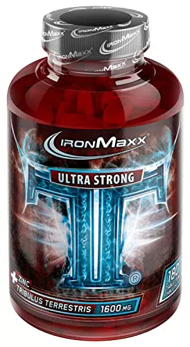 IronMaxx Ultra Strong Tribulus Terrestris 1600mg mit Zink - Hochdosiert