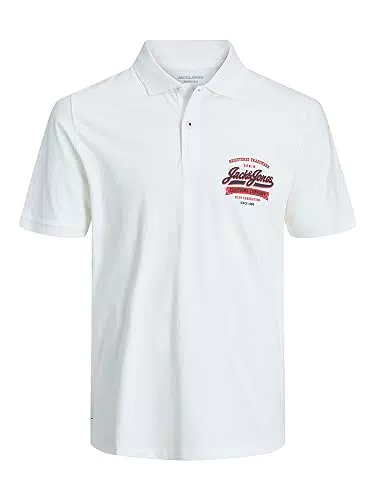 Jack & Jones Jjelogo Polo SS 2 Langarmhemd für Herren