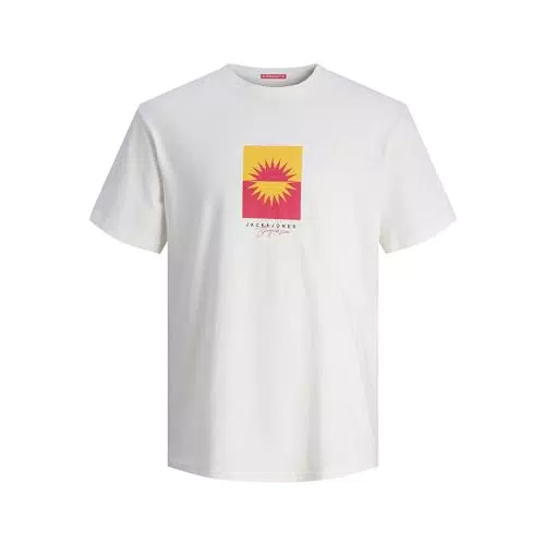 JACK & JONES Herren Jormarbella Branding T-Shirt Crew Neck