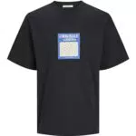 JACK & JONES Herren T-Shirt mit Rundhalsausschnitt und Druckdesign