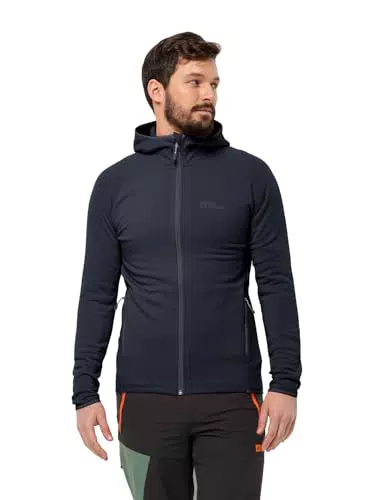 Jack Wolfskin BAISELBERG Fleecejacke mit Kapuze für Herren