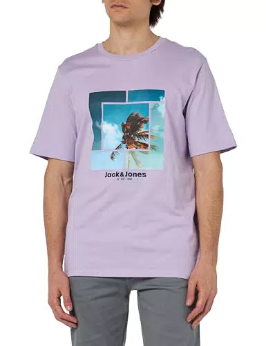 JACK&JONES JJCELLOX Herren T-Shirt mit Rundhalsausschnitt