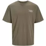 JACK&JONES Herren JJERILEY T-Shirt Crew Neck und Jeanshose