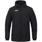 JAKO Herren Coachjacke mit Kapuze - Schwarz