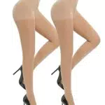 Jiuday Feinstrumpfhose für Damen mit Tummy Control und verstärkten Zehen