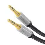 KabelDirekt Aux Kabel 3,5 mm – Bruchfestes Metallgehäuse für iPhone, iPad, MP3-Player