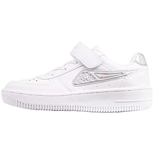 Kappa Unisex Kinder Bash K Laufschuh, Weiß