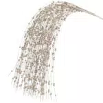 KI Store Künstlicher Weihnachtszweig 95 cm mit Glitzer für Weihnachtsdeko