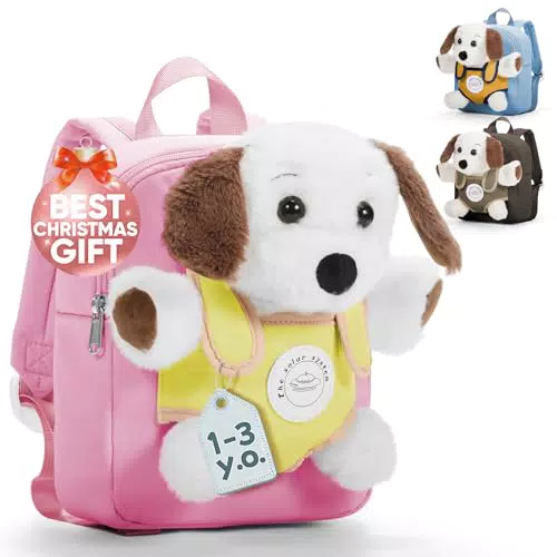 Kibachev Kinderrucksack mit Brustgurt für Jungen und Mädchen, Kindergarten Rucksack