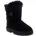 KINDER Mädchen Winterstiefel mit Pelzfutter für Schnee und Regen, gemütlich und warm