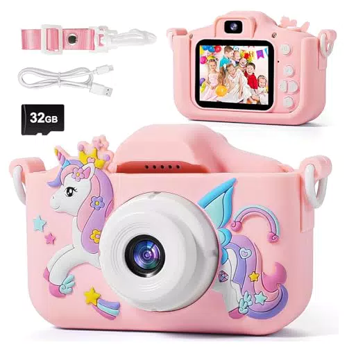 FIVAVA Digitalkamera 1080P HD für Kinder 3-12 Jahre - Fotoapparat Geschenk