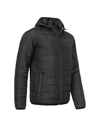 Kirkjubøur Askja Herren Steppjacke mit Stehkragen und Kapuze
