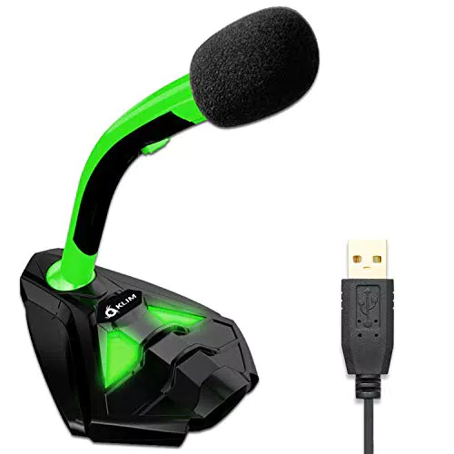 KLIM Voice Desktop USB Mikrofonstand für Gaming und PC Anwendungen