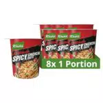 Knorr Asia Noodles Instant Nudeln mit würzigem Hähnchengeschmack, 3 Minuten zubereitet