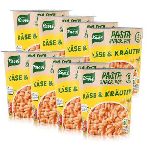 Knorr Pasta Pot Käse & Kräuter – Leckere Instant Nudeln in 5 Minuten