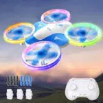 Korffe Mini Drohne für Kinder – RC Flugzeug mit LED, Spielzeug für Jungen und Mädchen