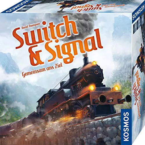 Kosmos Switch & Signal - Kooperatives Eisenbahn-Spiel für 2-4 Spieler ab 10 Jahren