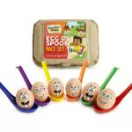 KreativeKraft Eierlaufen Spielset für Kindergeburtstage – Outdoor Spiele für alle
