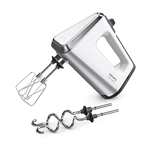 Krups GN9101 Handmixer mit 750 Watt, Geschwindigkeitsregler und Turbomodus