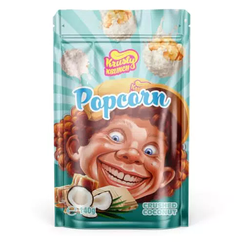 KRUSTY KRUNCH Popcorn mit Smashed Strawberry Geschmack – Süßer Snack