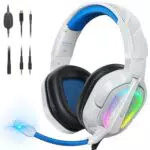 Krysenix PG2 RGB Gaming Headset mit Mikrofon für PS4, PC, Xbox und PS5