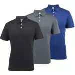 LANBAOSI Poloshirt Herren Kurzarm Schnelltrocknend Atmungsaktiv für Sport und Freizeit