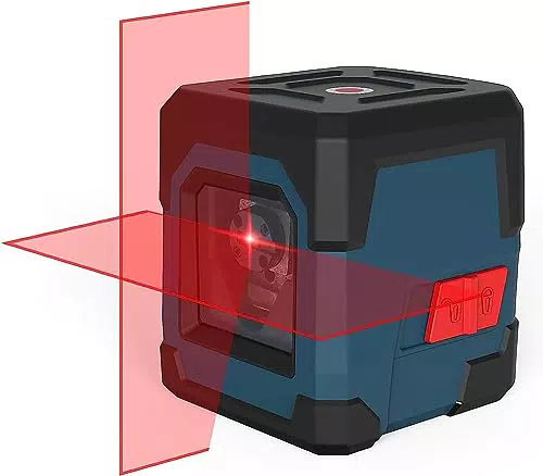 RockSeed Kreuzlinienlaser mit Selbstnivellierung und 360° drehbare Wasserwaage