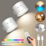 COTLEDL LED Wandleuchte kabellos, dimmbar mit Touch- und Fernbedienung