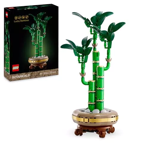 LEGO Botanicals Glücks-Bambus - Kunstpflanze Bauset für Erwachsene und Deko