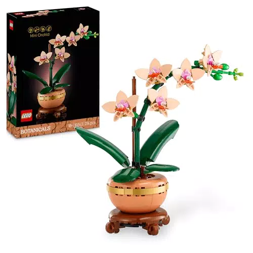 LEGO Botanicals Mini-Orchidee – Künstliche Pflanzen für Wohnzimmer und Büro