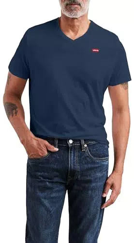 Levi's Herren Original Housemark V-Neck T-Shirt