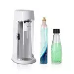 Levivo Wassersprudler Juice mit 0,6l Glasflasche und CO2-Zylinder für Getränke