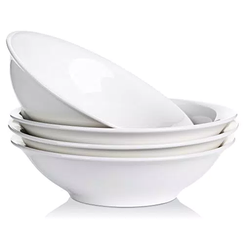 LIFVER Salatschüssel Keramik, Premium Porzellan Servierschale für Salat und Suppe