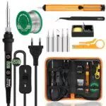 Lötkolben Set 80W mit LCD und Temperaturregelung für elektrische Arbeiten
