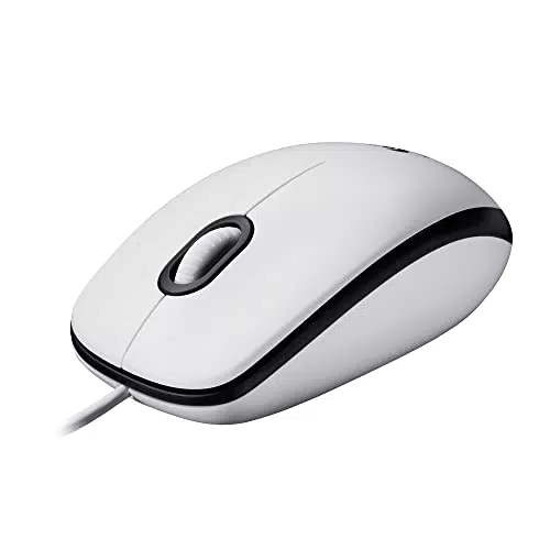 Logitech M100 Kabelgebundene USB-Maus mit 3 Tasten und 1000 DPI Optical Tracking