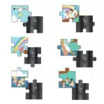 Loungefly Disney – Tritons Emaille-Anstecker für Rucksäcke und Taschen