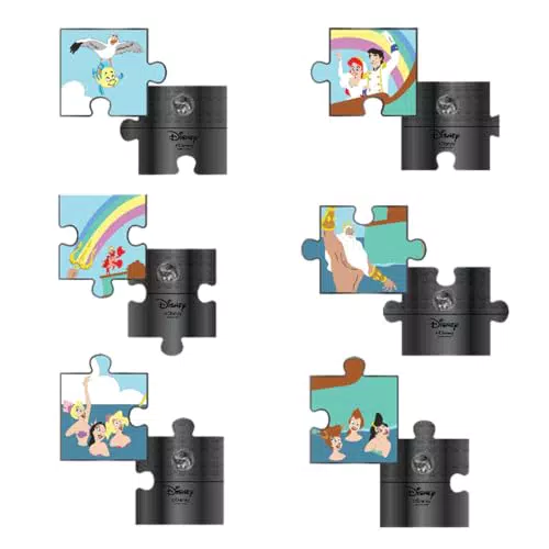 Loungefly Disney – Tritons Emaille-Anstecker für Rucksäcke und Taschen
